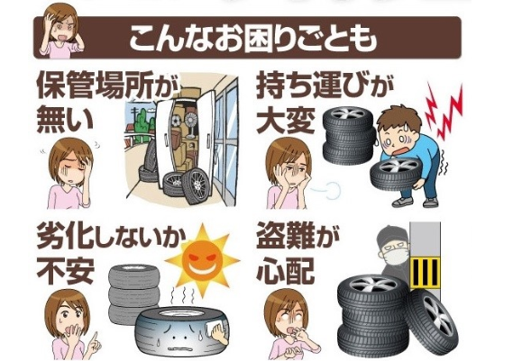 タイヤ保管